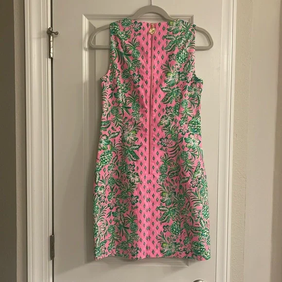 Lilly Pulitzer Pink and Green Tropical dress NWT - Picture 3 of 3